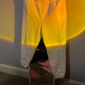 Peach and white kids sweatpants pack